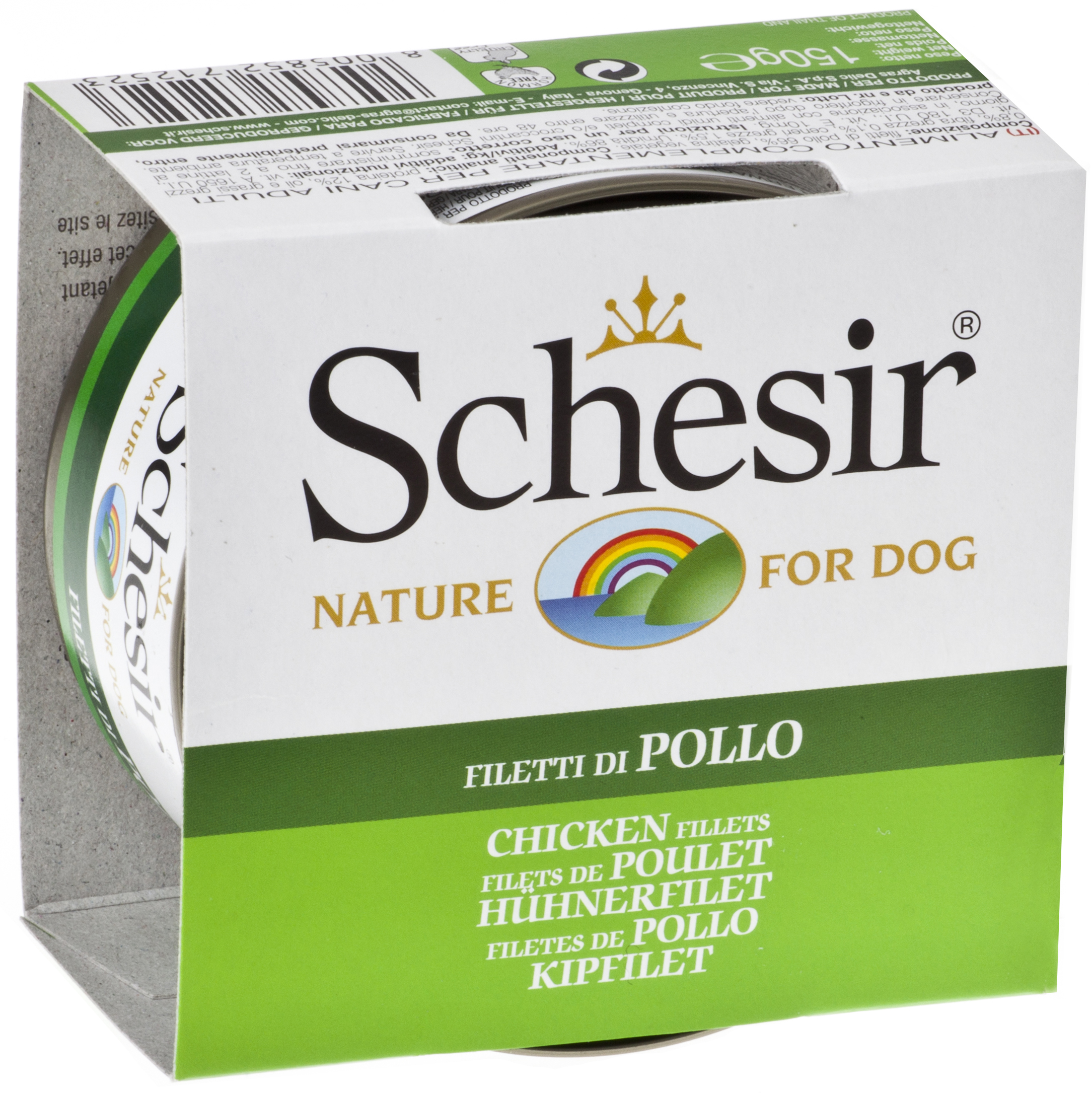 Comida húmeda Schesir Perro Pollo