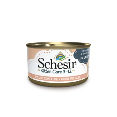 Comida húmeda Schesir Kitten Pollo con Aloe