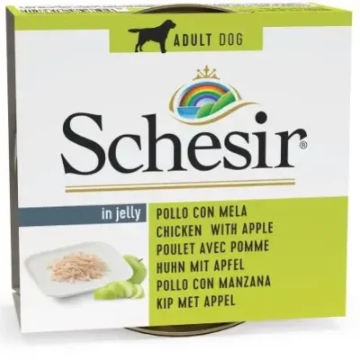 Comida húmeda Schesir Perro Pollo con Manzana