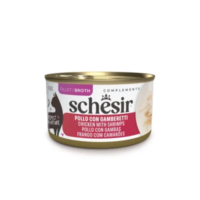 Comida húmeda Schesir Gato Pollo con Gambas