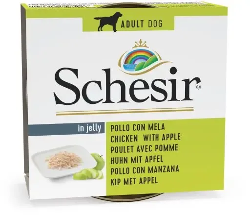 Comida húmeda Schesir Perro Pollo con Manzana