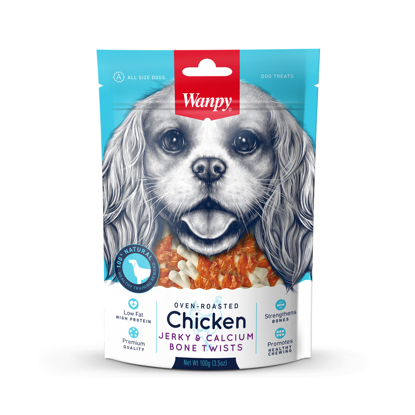 Huesitos de Pollo con Calcio Wanpy