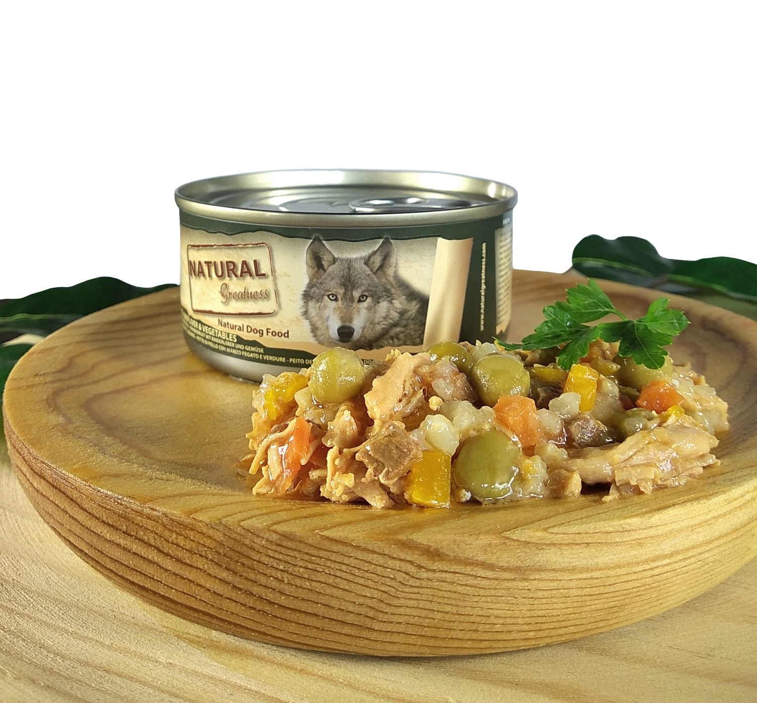 Comida húmeda Natural Greatness Pollo e Hígado de Pollo con Verduras - Imagen 2