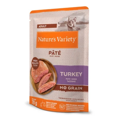 Comida húmeda Nature's Variety Gato Pavo