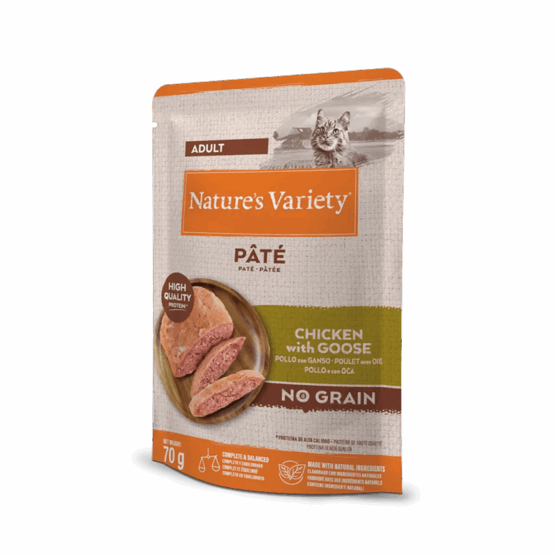 Comida húmeda Nature's Variety Pollo y Ganso