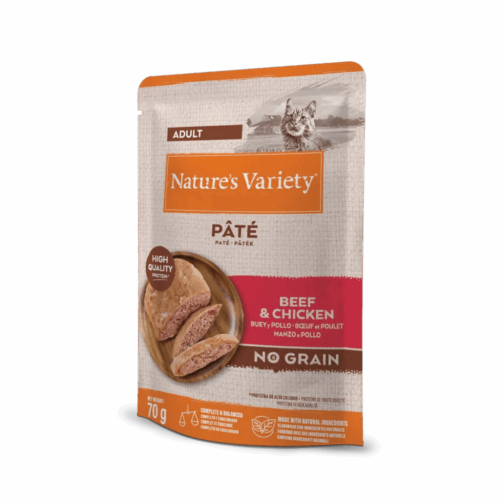 Comida húmeda Nature's Variety Ternera y Pollo