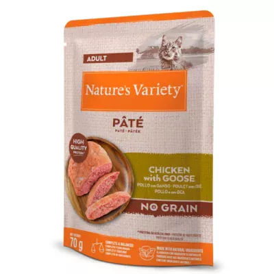 Comida húmeda Nature's Variety Gato Pollo y Ganso