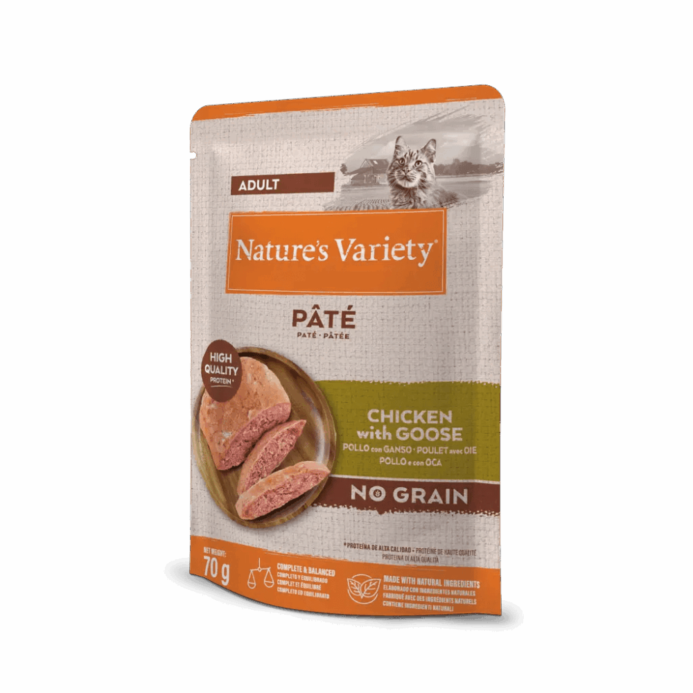 Comida húmeda Nature's Variety Pollo y Ganso