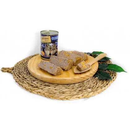 Comida húmeda Natural Greatness Pavo con Salmón, Calabaza, Boniato y Espino Amarillo - Imagen 2