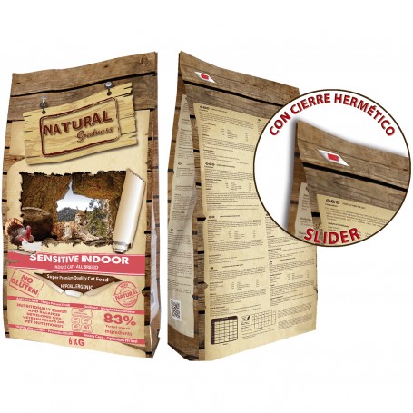 Pienso Natural Greatness Gato Sensitive Indoor - Imagen 3