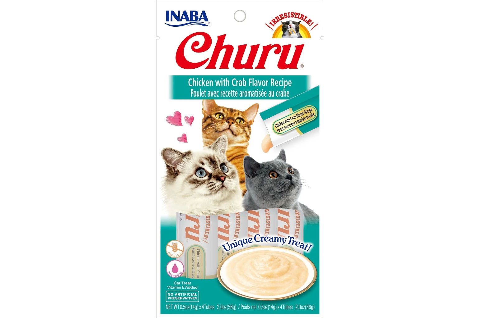 Churu Cat Pollo con Cangrejo
