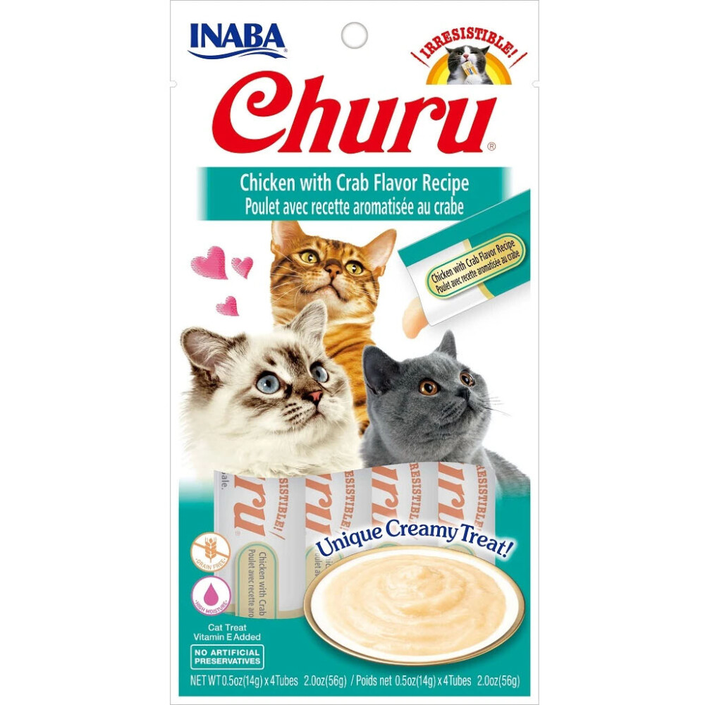 Churu Cat Pollo con Cangrejo