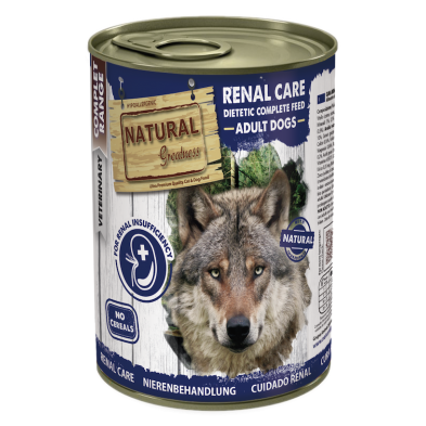 Comida húmeda Natural Greatness Perro Cuidado Renal