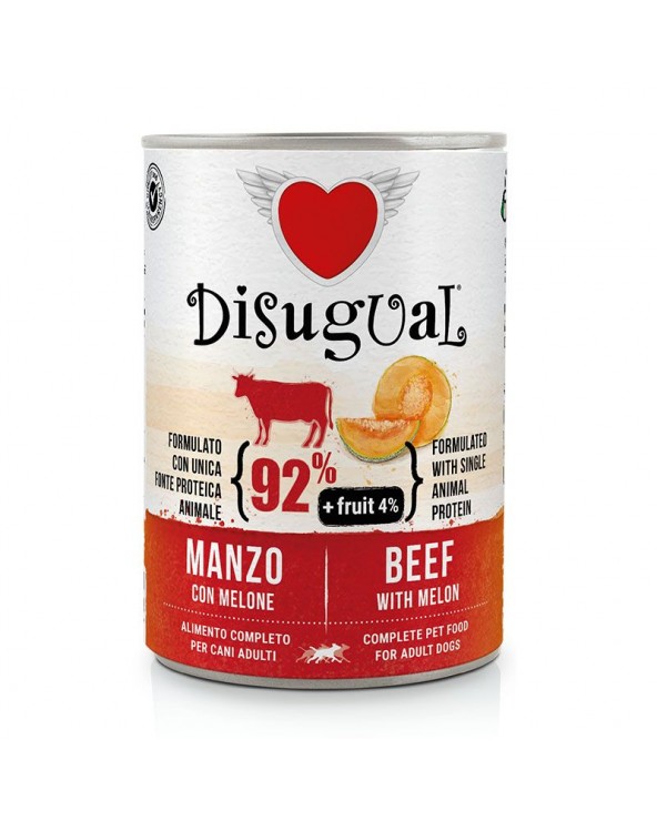 Comida húmeda Disugual Perro Ternera con Melón