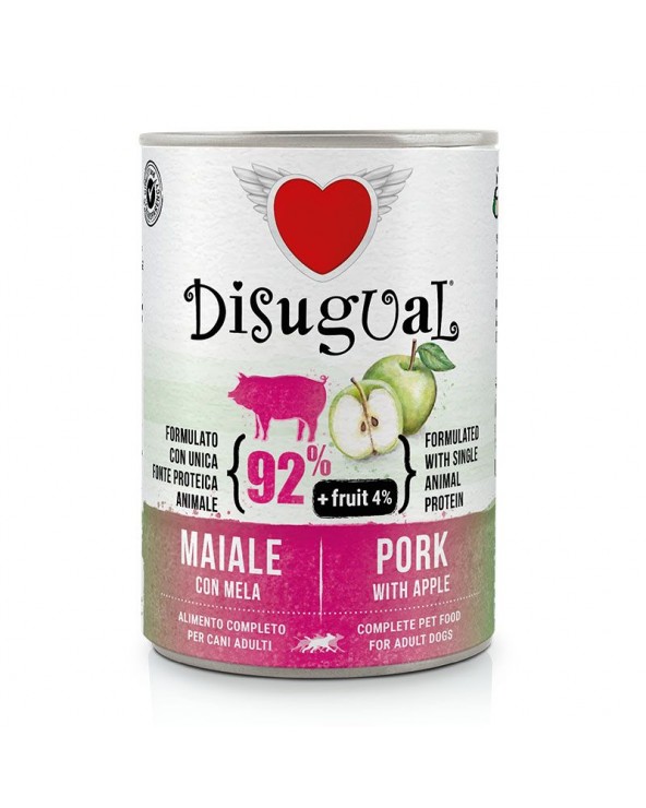 Comida húmeda Disugual Perro Cerdo con Manzana