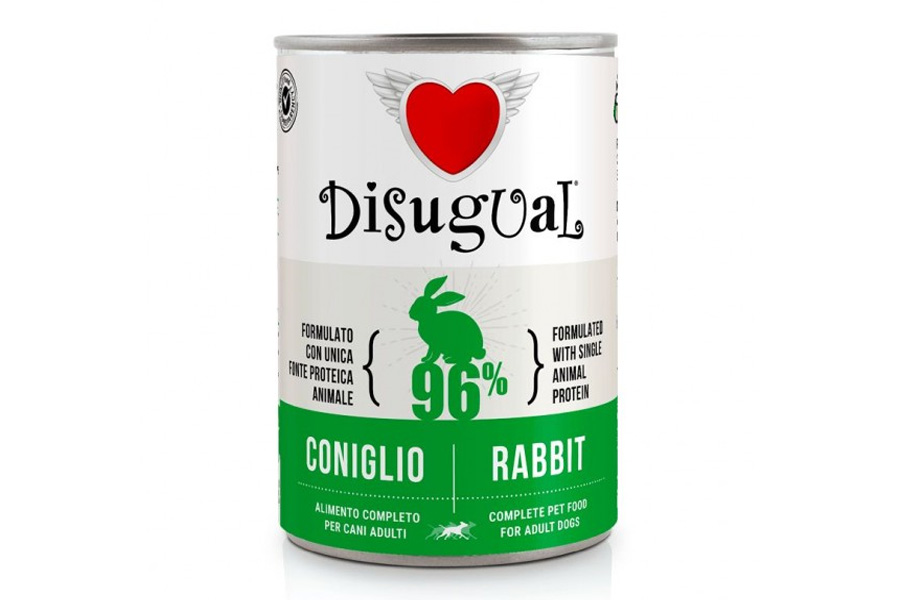 Comida húmeda Disugual Perro Conejo