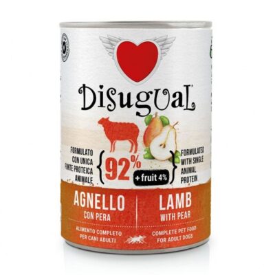 Comida húmeda Disugual Perro Cordero con Pera