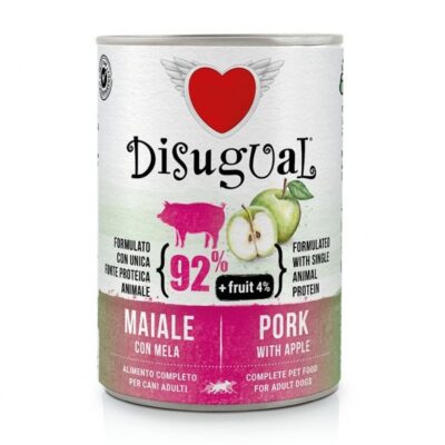 Comida húmeda Disugual Perro Cerdo con Manzana