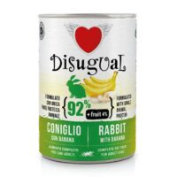 Comida húmeda Disugual Conejo con Banana
