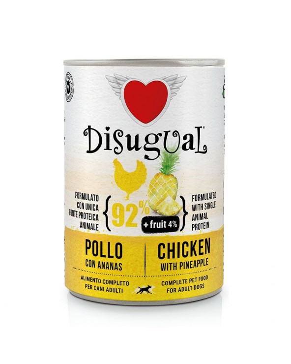 Comida húmeda Disugual Perro Perro Pollo con Piña
