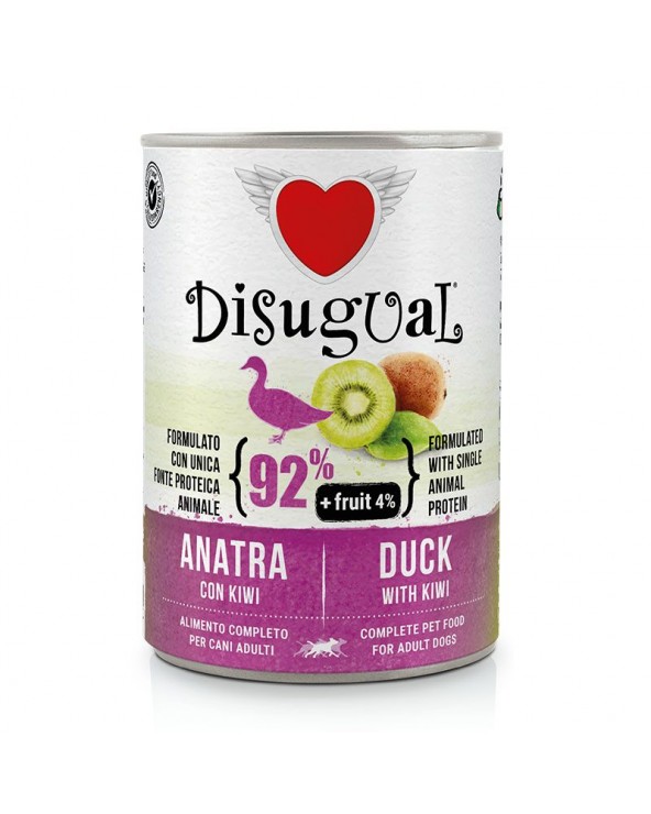 Comida húmeda Disugual Perro Pato con Kiwi
