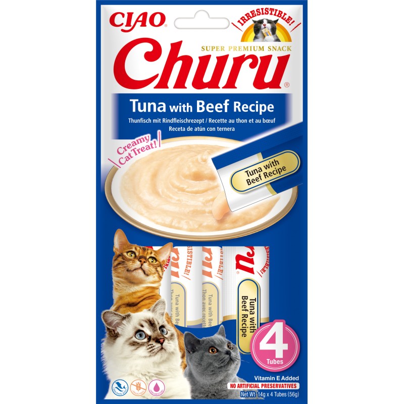Churu Cat Atún con Buey