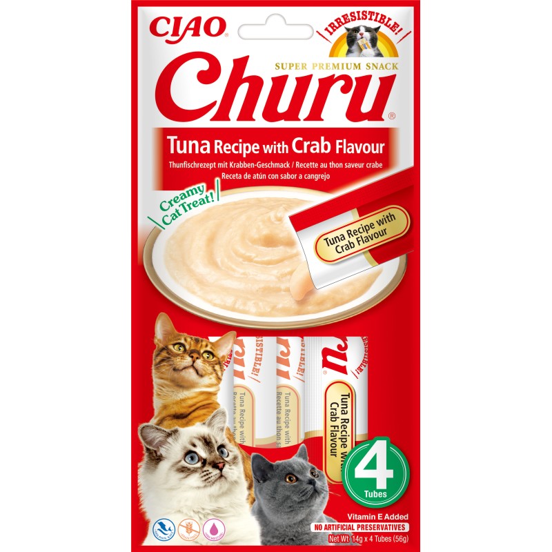 Churu Cat Atún con Cangrejo