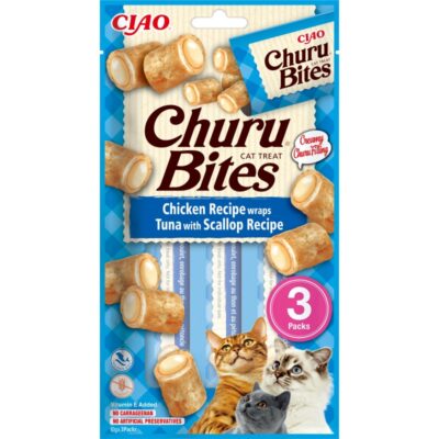 Churu Cat Bites Atún con Vieira