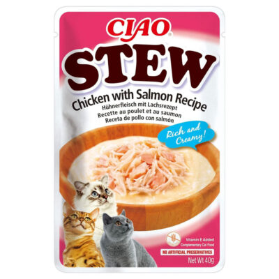 Churu Cat Guiso de Pollo con Salmón