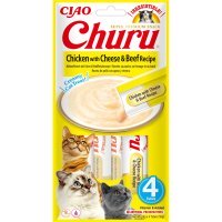 Churu Cat Pollo con Queso y Buey