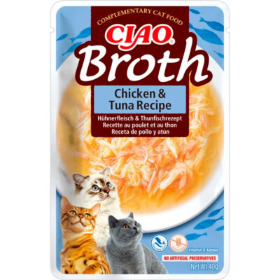 Churu Cat Caldo de Pollo con Atún