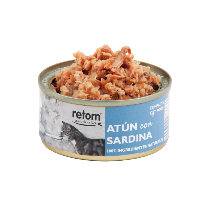 Comida húmeda Retorn Atún con Sardina - Imagen 2