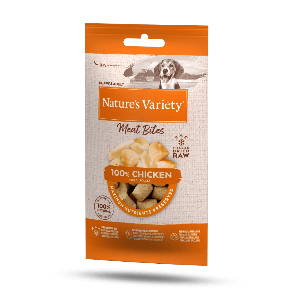 Meat Bites Nature’s Variety Pollo Liofilizado