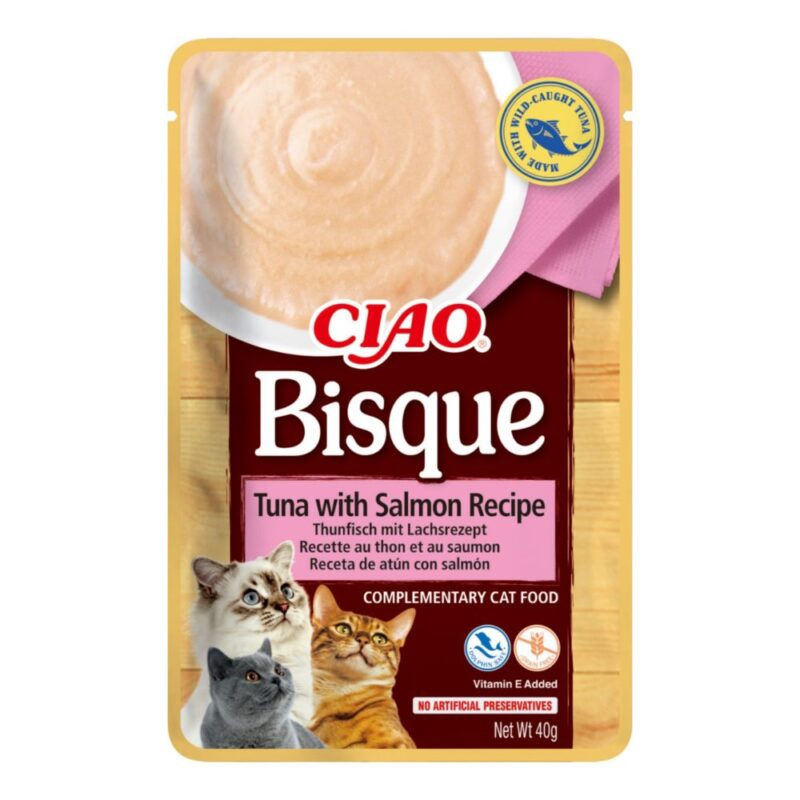 Churu Cat Bisque Atún y Salmón