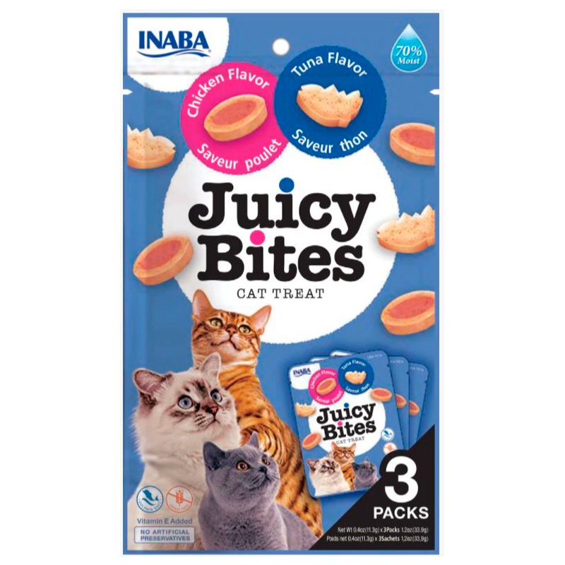 Churu Cat Juicy Bites Pollo y Atún