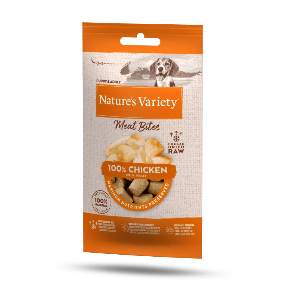 Meat Bites Nature’s Variety Pollo Liofilizado