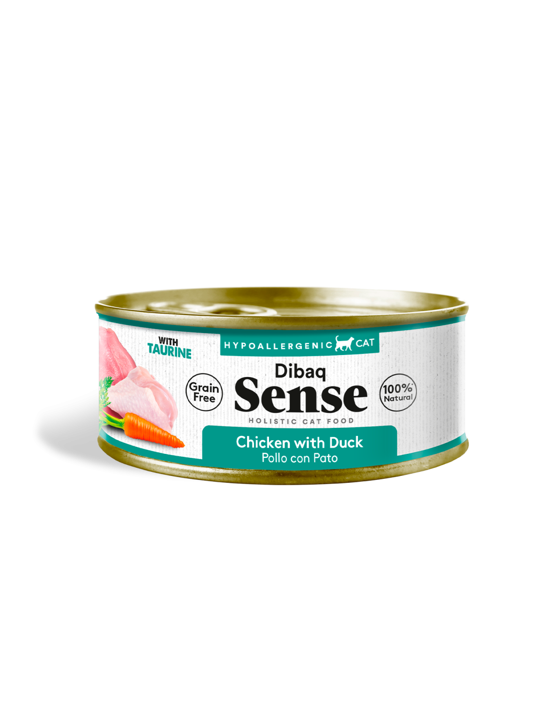Comida húmeda Dibaq Sense Pollo & Pato con Zanahorias