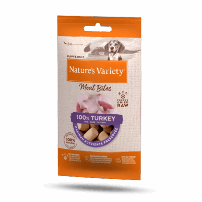 Meat Bites Nature’s Variety Pavo Liofilizado