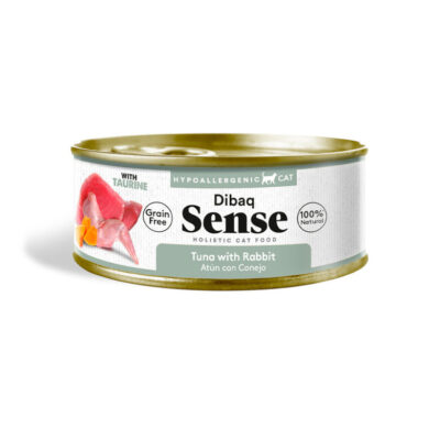 Comida húmeda Dibaq Sense Gato Atún & Conejo con Calabaza