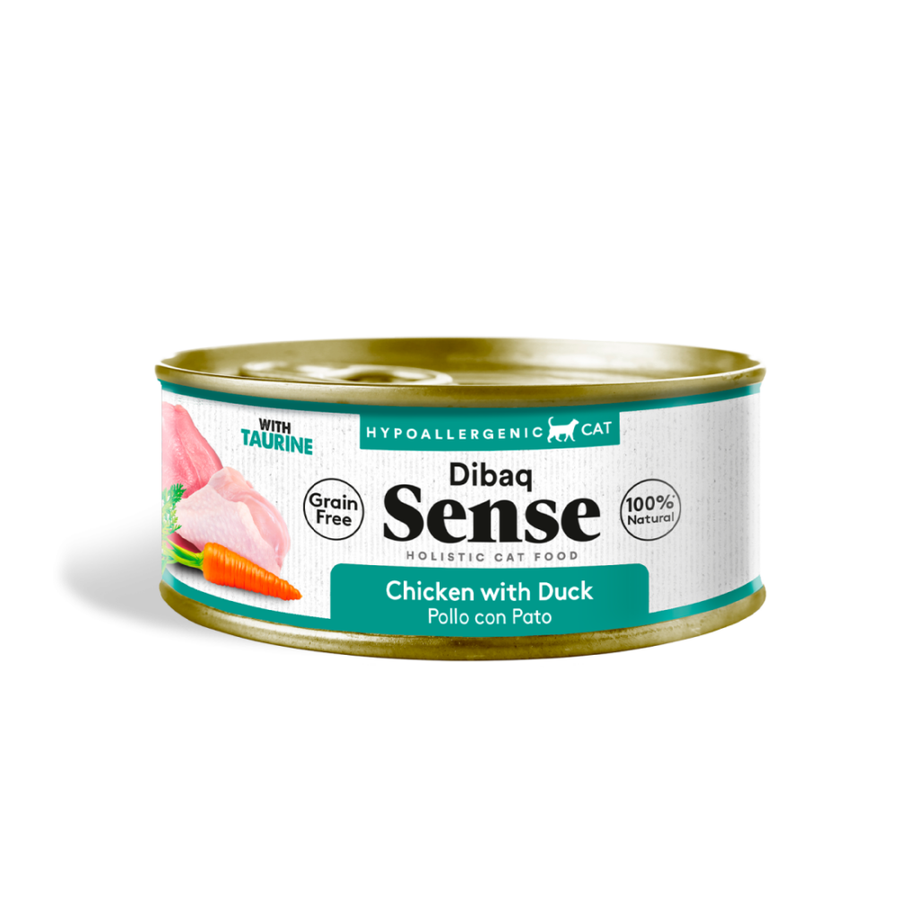 Comida húmeda Dibaq Sense Pollo & Pato con Zanahorias