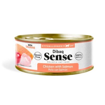 Comida húmeda Dibaq Sense Gato Pollo & Salmón con Manzana
