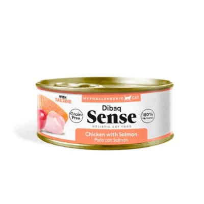 Comida húmeda Dibaq Sense Gato Pollo & Salmón con Manzana