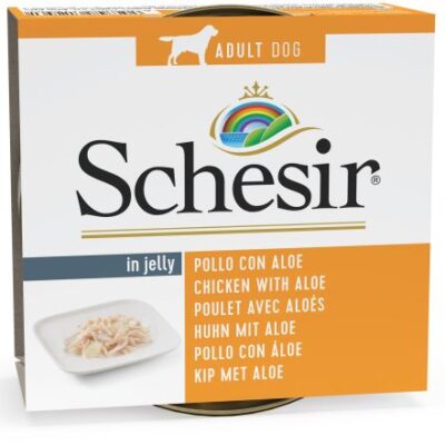Comida húmeda Schesir Perro Pollo con Aloe