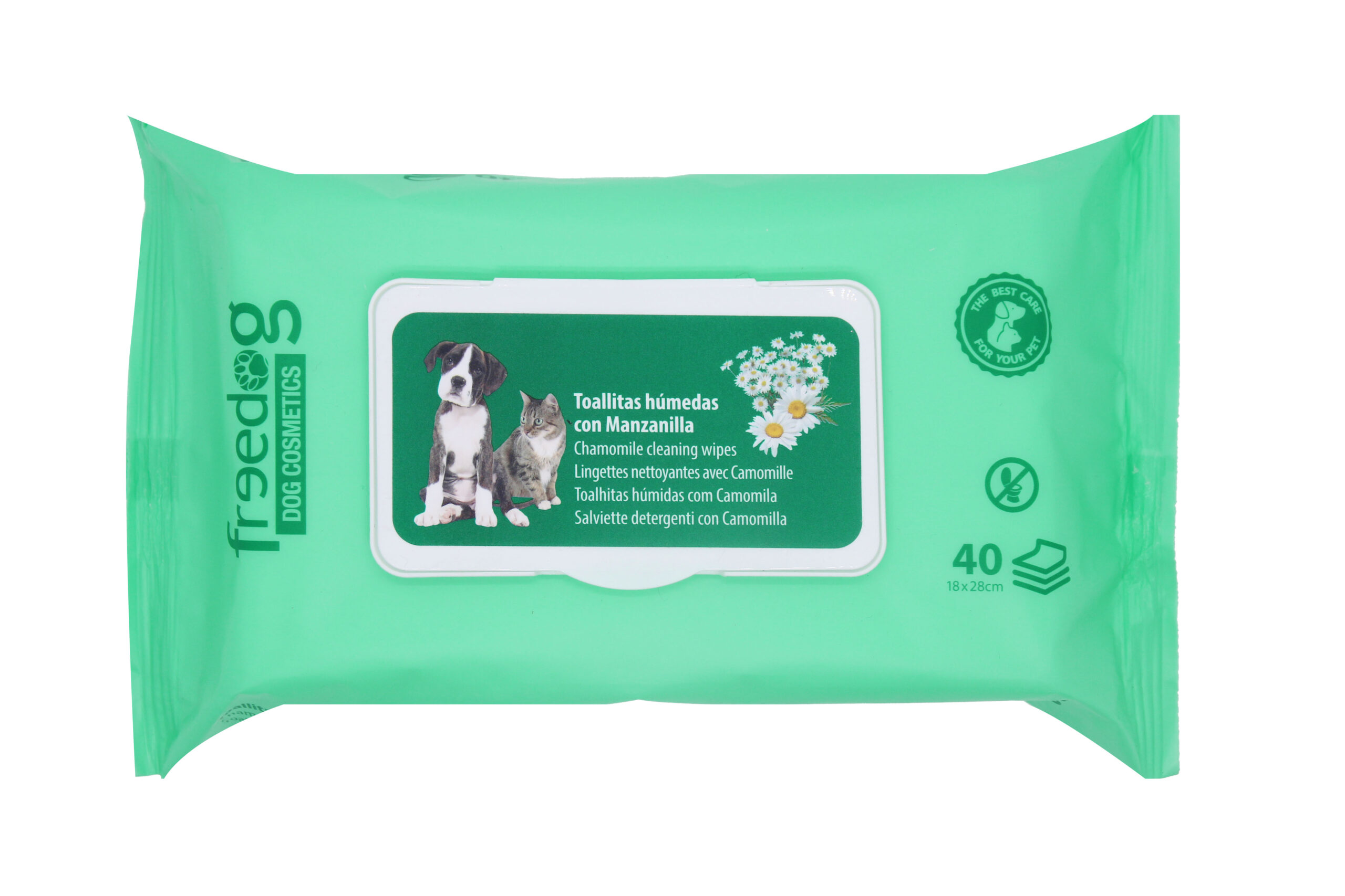 Toallitas Freedog Manzanilla