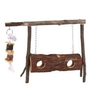 Balancín con Túnel de Madera