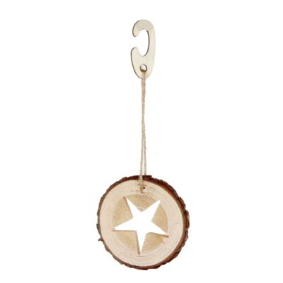 Juguete Colgante de Madera Rueda con Estrella