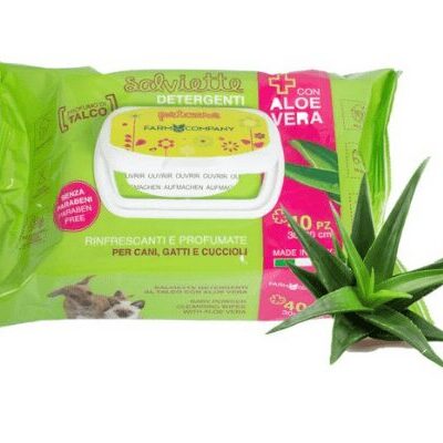 Toallitas Farm Company Aloe Vera y Talco