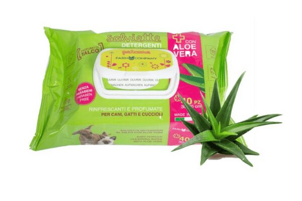 Toallitas Farm Company Aloe Vera y Talco