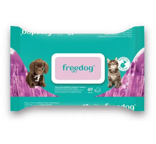 Toallitas Freedog Vainilla y Lavanda