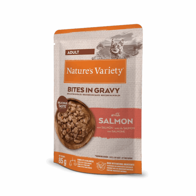 Bocaditos Nature's Variety Salmón en Salsa